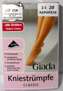 Giada Чорапи 3/4 20 дена Натурал 12% ЛИКРА