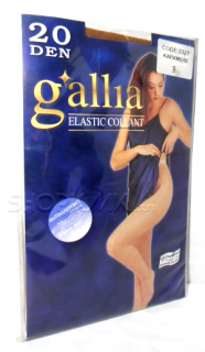 GALLIA ELASTIC COLLANT ДАМСКИ ЧОРАПОГАЩИ 20ДЕНА КАРАМЕЛ 3  РАЗМЕР