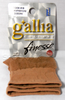 GALLIA COLLANT FINESSE  ЧОРАПИ КЪСИ ЛИКРА КАРАМЕЛ