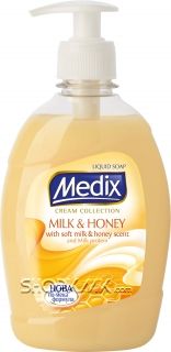MEDIX CREAM COLLECTION Milk & Honey Течен сапун - с помпа 400мл