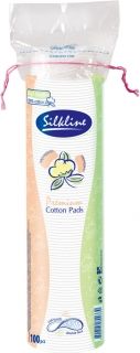 SILKLINE ДИСК ЗА ГРИМ 100бр ТАМПОНИ ЛИЦЕ ГРИМ