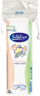 SILKLINE ДИСК ЗА ГРИМ 70бр ТАМПОНИ ЛИЦЕ ГРИМ