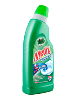 Medix Wc Power Gel 5 Actions Бор  Почистващ препарат за тоалетни  750 ml 