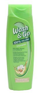 Wash & Go Argan , Almond and Camellia Oil  въстановяващ шампоан  360мл 
