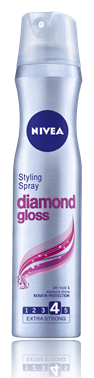 NIVEA DIAMOND GLOSS ЛАК ЗА КОСА 250ml