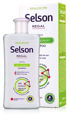 Regal Selson  успокояващ шампоан против пърхот 200мл.