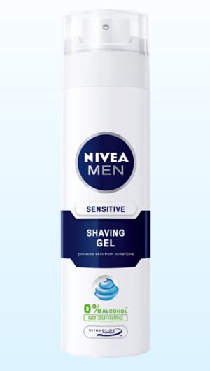 NIVEA SENSITIVE ГЕЛ ЗА БРЪСНЕНЕ 200ml + After Shave Balm 100 ml 