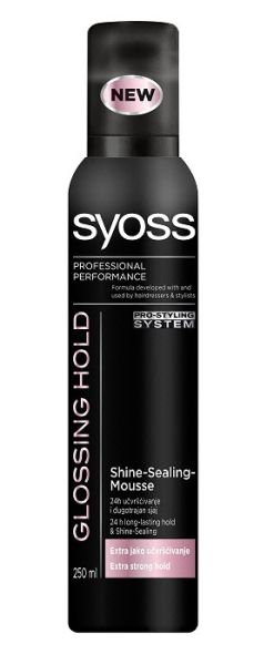 ПЯНА ЗА КОСА SYOSS Glossinng Hold  250мл