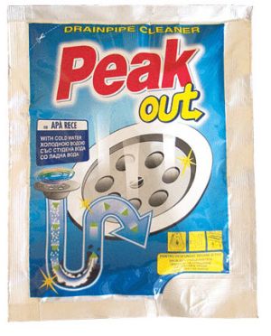 PEAK OUT препарат за отпушване на канали студена вода 60 гр