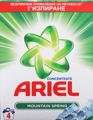 ARIEL MOUNTAIN SPRING  ПРАХ ЗА ПРАНЕ 0.260 КГ 4 пранета