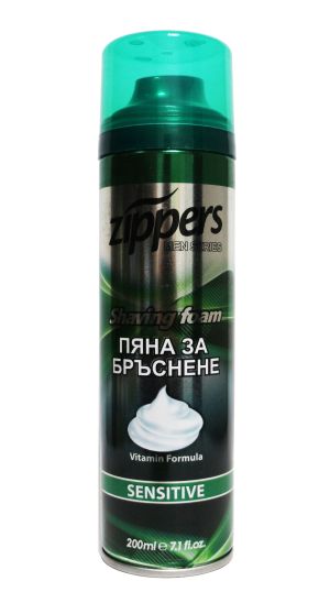 ZIPPERS ПЯНА ЗА БРЪСНЕНЕ 200 МЛ