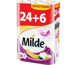 Milde Essence of Relax тоалетна хартия 24бр+6бр