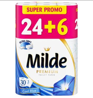 MIlde Spa Marine тоалетна хартия 24бр+6бр