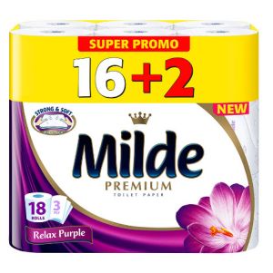 Milde Essence of Relax ТОАЛЕТНА ХАРТИЯ 16+2бр