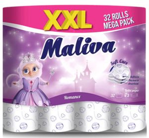 Maliva Romance XXL Тоалетна хартия 24+6 броя