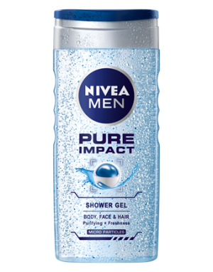 NIVEA  НИВЕА  ДУШ ГЕЛ   PURE IMPACT ЗА МЪЖЕ 500ML