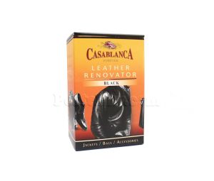 CASABLANCA Leather Renovator- Боя за кожени изделия черна 50мл  в наличност