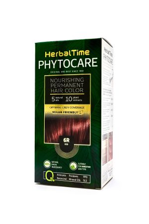 HERBAL TIME PHYTOCARE Боя за коса червена 6R