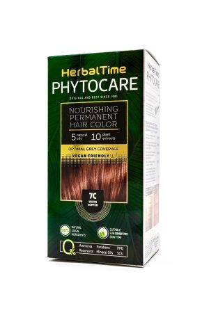 HERBAL TIME PHYTOCARE Боя за коса WARM COPPER 7C
