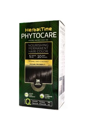 HERBAL TIME PHYTOCARE Боя за коса 3N ГОРЧИВ ШОКОЛАД