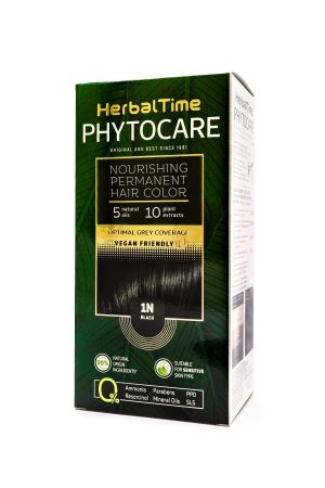 HERBAL TIME PHYTOCARE Боя за коса 1N ЧЕРНО