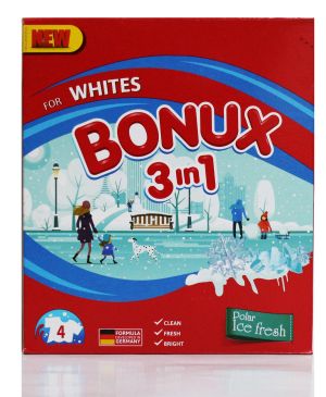 BONUX AUTOMAT 3 in 1 Ice Fresh ПРАХ ЗА БЯЛО ПРАНЕ  0,400 КГ 