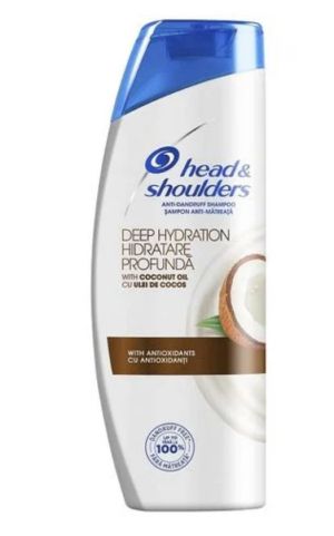 Head & Shoulders Deep Hydration With Coconut Oil Шампоан за коса 330мл 