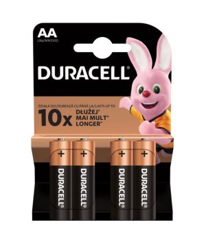 DURACELL  AA LR6 1.5v  4 броя в опаковка