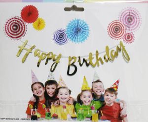 Честит рожден ден  надпис букви Happy Birthday 