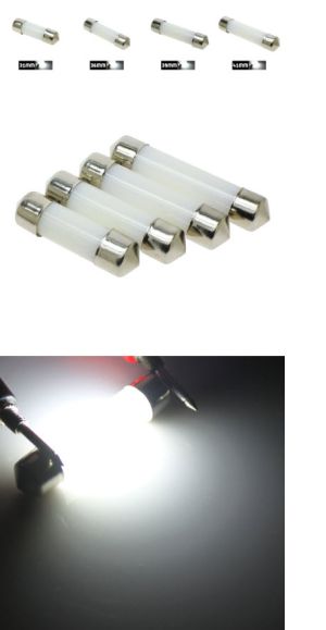 Комплект 2 броя диодни Led , лед крушки за интериор,осветление номер на кола 239, 272, C5W, C10W, SV8.5 фасонка