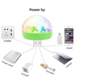 Мини usb диско топка за телефон, компютър кола 