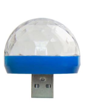 Мини usb диско топка за телефон, компютър кола 