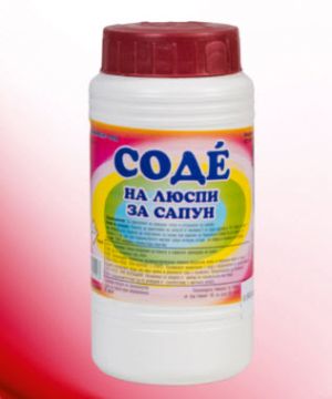 Соде сода кустик  на люспи за сапун 1 кг. 