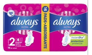  Always Ultra Super 16 бр Дамски превръзки