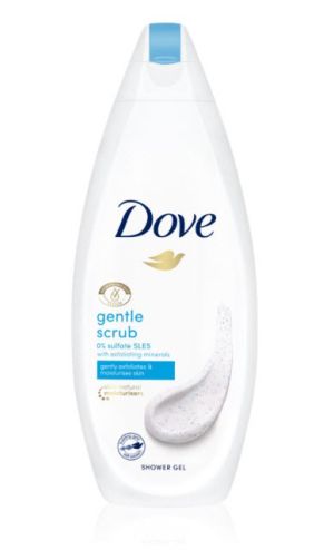 Dove Gentle Scrub Подхранващ душ гел 250мл.