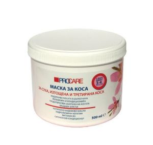 PROCARE Маска за суха, изтощена и третирана коса с витамин В3 и кератин 500 ml 
