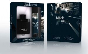 МЪЖКИ КОМПЛЕКТ  MB PARFUMS BLACK ARMY EDP 50 ML+DEO 75 ML SET LIMITED EDITION 