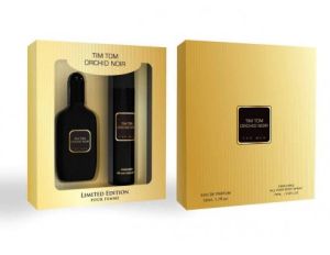 КОМПЛЕКТ  MB PARFUMS MEN TIM TOM ORCHID NOIR EDP 50 ML + DEO 75 ML SET LIMITED EDITION 