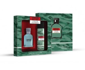 Комплект MB PARFUMS Green Men To Men Pour Homme EDP 50 мл + 75 мл Дезодорант