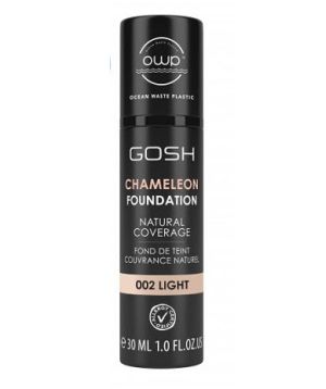Gosh Chameleon Foundation 002 Light Адаптиращ се към света на кожата фон дьо тен 30 мл
