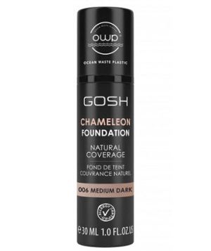 Gosh Chameleon Foundation 006 Medium Dark  Адаптиращ се към света на кожата фон дьо тен 30 мл