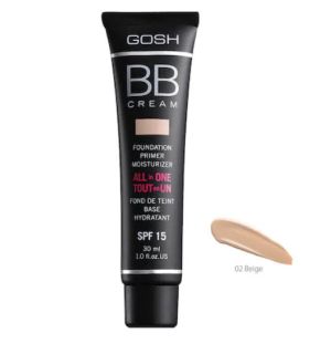  Gosh BB Cream 02 Beige Хидратиращ BB крем SPF 15 30 мл