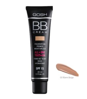  Gosh BB Cream 03 Warm  Хидратиращ BB крем SPF 15 30 мл