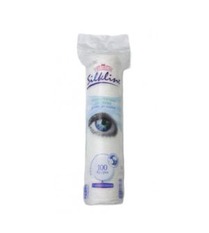 SILKLINE ДИСК ЗА ГРИМ 100бр ТАМПОНИ ЛИЦЕ ГРИМ
