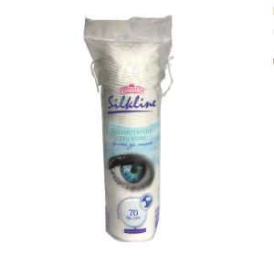 SILKLINE ДИСК ЗА ГРИМ 70бр ТАМПОНИ ЛИЦЕ ГРИМ