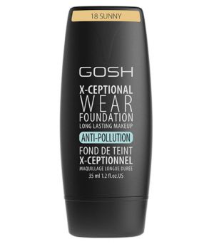  Gosh X-Ceptional Wear Foundation 18 Sunny Дълготраен Фон дьо тен 35 мл