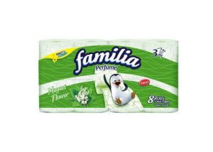 Тоалетна Хартия Familia Зелена 8 бр