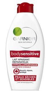 GARNIER intensive care sensitive skin мляко за тяло за много чувствителна кожа 250мл.