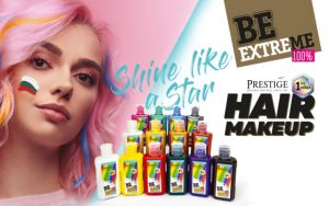 PRESTIGE BE EXTREME HAIR MAKE UP 04 GREEN ГРИМ ЗА КОСА ЗЕЛЕН 100 МЛ
