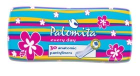 Palomita Ежедневни дамски превръзки текстилно покритие 30бр